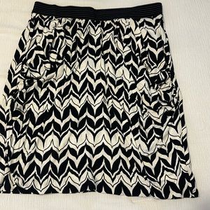 Black and white skirt